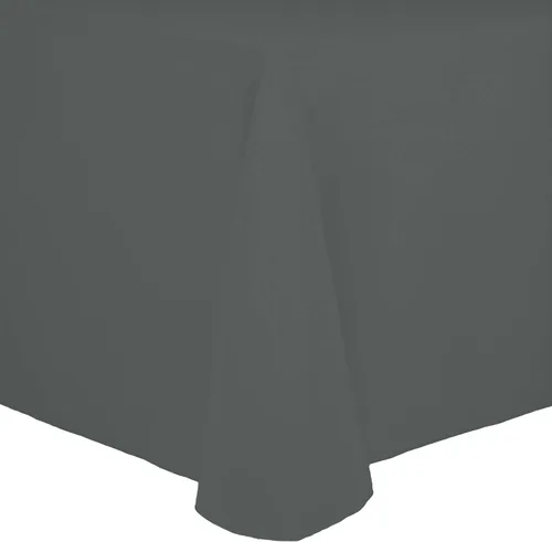 Vista 30 de Ultimate Textile Cotton-Feel - Mantel ovalado de poliéster hilado resistente a las manchas y a las arrugas, lavable a máquina, color berenjena, 1