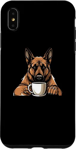 Vista 14 de iPhone 16 Dog Breed Coffee - German Shepherd Case