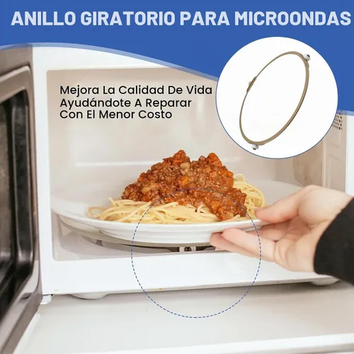 Vista 7 de Anillo giratorio para microondas de 8.8 pulgadas, 1 paquete
