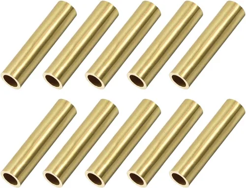 Vista 7 de uxcell Tubo redondo de latón, 0.079 in de diámetro exterior 0.020 in de grosor de pared 1.181 in de longitud, tubo sin costuras para manualidades