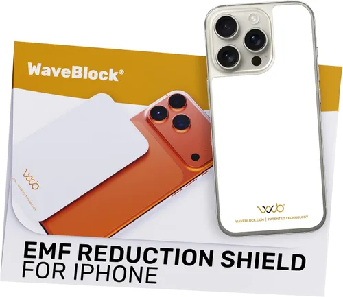 Vista 19 de WAVEBLOCK Bloqueador de EMF para Celular - Hecho para iPhone 11 - La única pegatina 5G-Shield patentada, respaldada científicamente y probada