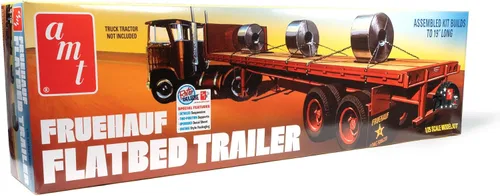 Vista 6 de Kit de modelo a escala 1:25 de semirremolque Fruehauf 40' de AMT (cerveza Miller)