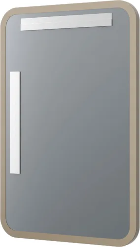 Vista 3 de Better - Espejo de pared biselado Espejo de tocador de baño Marco de metal de níquel Rectángulo de 24 x 36 pulgadas