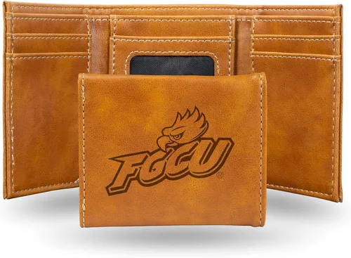 Vista 80 de NCAA Rico Industries - Billetera triple grabada con láser, con grabado láser, accesorio para hombre