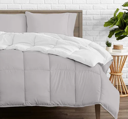 Vista 36 de Edredón reversible – Lujoso para todas las estaciones – 100% algodón orgánico tamaño individual XL de 68 x 92 pulgadas, 1 edredón alternativo