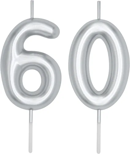 Vista 133 de DERVENTA Vela con números de 2.36 pulgadas, decoración perfecta para cumpleaños, brunch, postre, pastel, 1 pieza (número 0 rosa)