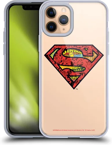 Vista 35 de Head Case Designs Officially Licensed Superman DC Comics Collage 80th Anniversary Gel Case [Military Grade Protection] Compatible with Apple iPhone
