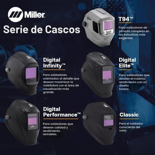 Vista 9 de Miller Digital Infinity™ Welding Helmet, ClearLight™