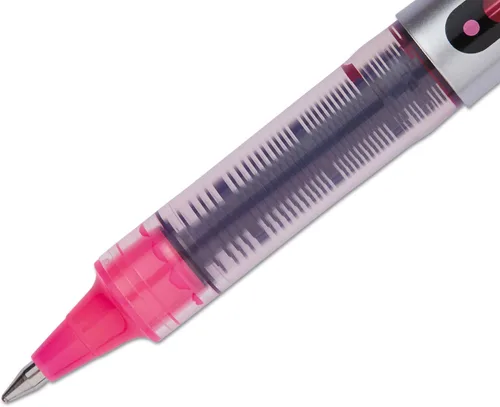 Vista 3 de Uni-ball 60384 Vision Roller Ball Stick Impermeable Bolígrafo Passion Pink Ink Fine Docena