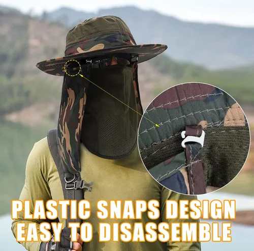 Vista 3 de Sombrero de pesca unisex para adultos