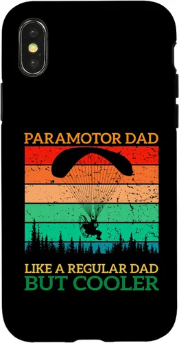 Vista 5 de Funda de parapente para iPhone 12 mini con paramotor y parapente