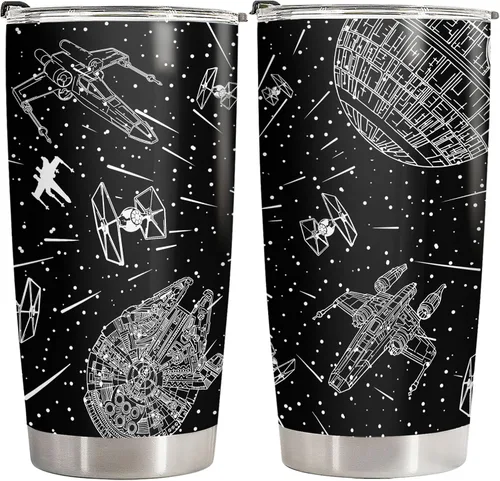 Vista 29 de 34HD Regalos deportivos, vaso de béisbol para papá con tapa, acero inoxidable de 20 onzas, taza de café de viaje para mi jugador favorito, regalo