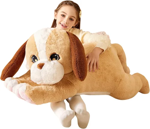 Vista 10 de Juguete de peluche de elefante gigante, juguete suave, grande Jumbo de 25 pulgadas, lindo tamaño grande, enorme peluche esponjoso, regalos