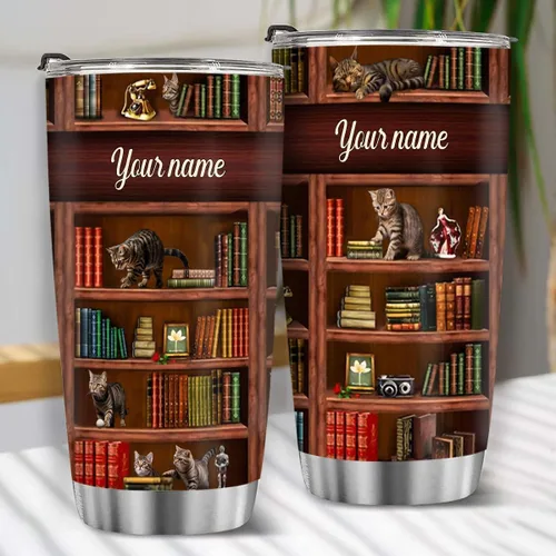 Vista 39 de T40413 - Taza personalizada para amantes de los libros, taza de café con texto en inglés "Just A Girl Loves Book", regalo para mujeres y niñas