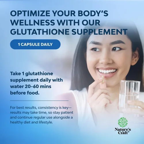 Vista 3 de Suplemento de glutatión reducido con cardo mariano - 500 mg por porción Glutatión L puro con ácido alfa lipoico y silimarina de cardo mariano