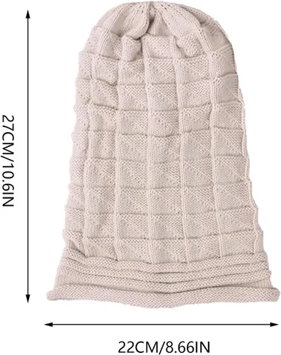 Vista 2 de Y2k Beanie Knit Cat Ear Beanies - Gorros de ganchillo para mujer