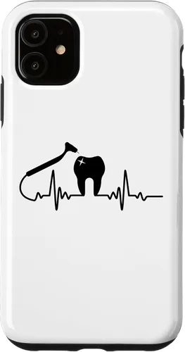 Vista 8 de Odontología divertido dentista I Drill Molar diente higienista dental caso para iPhone 17