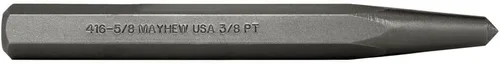 Vista 11 de Mayhew Tools 74102 Punzón central, punta de 1/2" x 3/32", acabado de granallado