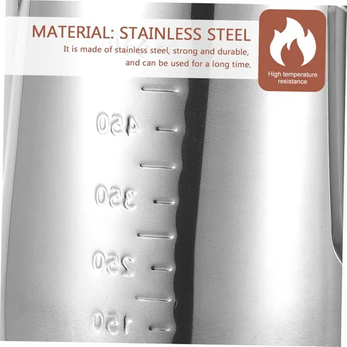 Vista 8 de Healifty Jarra de acero inoxidable de 21 onzas para hacer velas y derretir cera con diseño resistente al calor