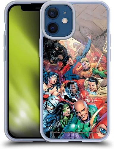 Vista 151 de Head Case Designs Funda de gel con licencia oficial de la Liga de la Justicia DC Comics #10 Darkseid War Comic Book Cover