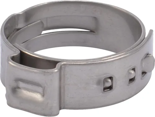 Vista 8 de SharkBite - Anillo de abrazadera de 1/2 pulgada, accesorios de fontanería de acero inoxidable, tubo PEX, PE-RT, UC953A