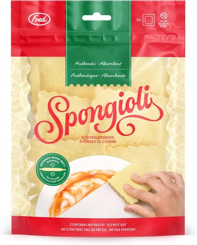 Vista 3 de Genuine Fred SPONGIOLI, Esponjas de cocina comprimidas, juego de 6