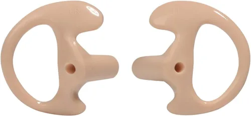 Vista 5 de HYS Orejas de repuesto suaves y grandes Earmold flexibles con inserción de oreja abierta para Walkie Talkie de 2 vías, radio de 2 vías, auriculares
