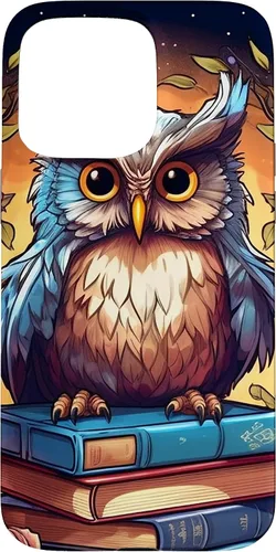 Vista 28 de Funda para bibliotecario para iPhone 16 Owl Book Lover