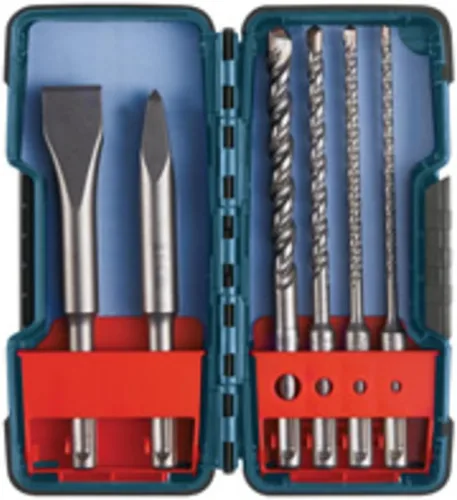 Vista 10 de Bosch HCK005 - Juego de brocas para martillo perforador S4L SDS-plus, 5 piezas