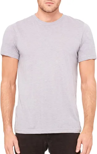 Vista 235 de Bella Canvas 3413c para hombre (1) Triblend verde + (1) Triblend rojo