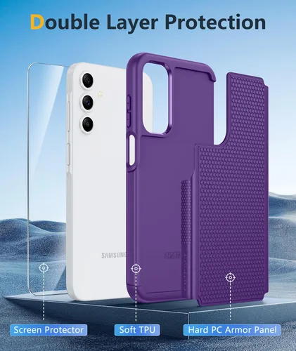 Vista 754 de FNTCASE Funda para iPhone 17 Pro: Fundas delgadas translúcidas de color azul claro compatibles con MagSafe, protección completa de la cámara