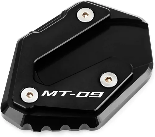 Vista 6 de Placa de soporte de extensión lateral de motocicleta compatible con Yamaha MT-09 / SP 2015-2021 2022 2023 2024 2025 Soporte de almohadilla de pie