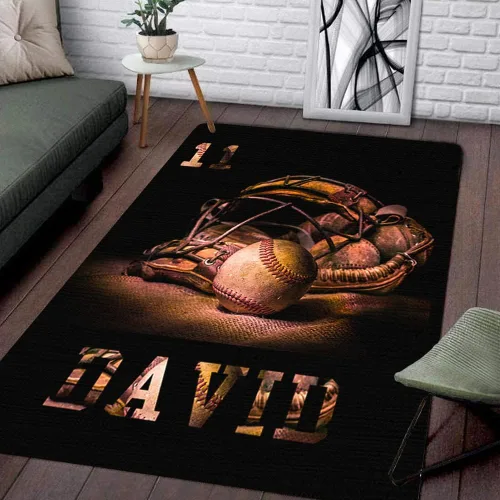 Vista 10 de Alfombra deportiva para jugador de béisbol, alfombra deportiva para dormitorio, 2 x 3, 3 x 5, 4 x 6, 5 x 8, antideslizante, para pasillo, deportes