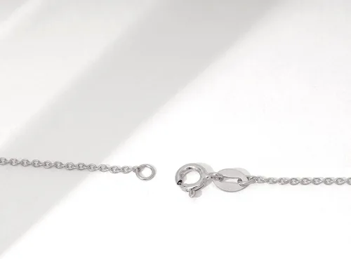 Vista 5 de Tienda Essentials Collar de plata de ley chapada en platino o oro hecho con circonitas Infinite Elements (anteriormente colección Tienda)