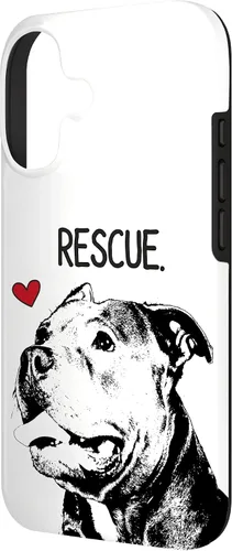 Vista 2 de Rescue Pitbull Dog Save Dogs Pit Bull Lover - Carcasa para iPhone 17