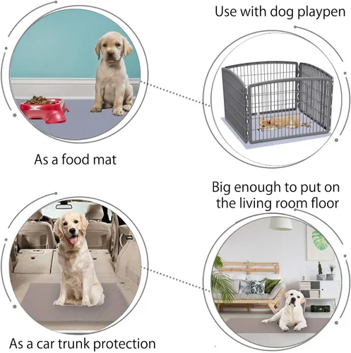 Vista 6 de Almohadillas de repuesto lavables para orina para perros, cachorros y entrenamiento para orinar y hacer caca Quick Absorbent, Reusable