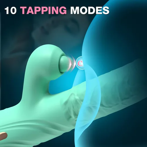 Vista 4 de Vibrador de empuje para mujer – 3 empujes de alta velocidad hasta 700 veces/minuto, 10 golpes y 10 modos de vibración Estimulador de punto G