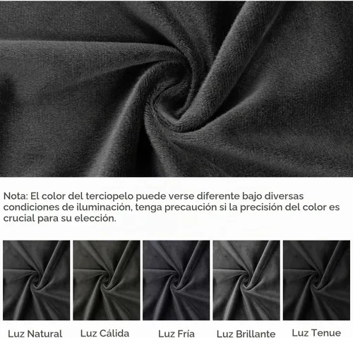Vista 5 de Juego de 2 fundas de terciopelo suave para sillas de comedor, fundas elásticas de terciopelo para sillas, color negro