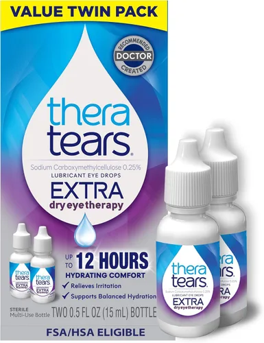 Vista 9 de TheraTears Terapia para Ojos Extra Secos Gotas Lubricantes para Ojos Secos, 0.5 Fl Oz