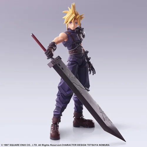 Vista 2 de SQUARE ENIX INC Final Fantasy VII: Cloud Strife Bring Arts Figura de acción