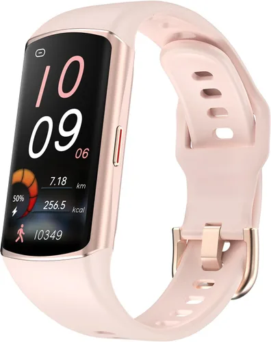 Vista 8 de Reloj inteligente Monitor de actividad física con monitor de frecuencia cardíaca 24/7, oxígeno en sangre, presión arterial, seguimiento del sueño