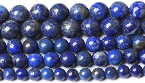 Vista 80 de 4mm 90 piezas Cuentas de piedra natural de turquesa africana para hacer joyería Cuentas sueltas de gemas redondas para pulseras, collares, aretes