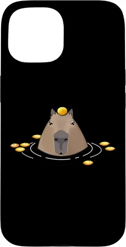 Vista 6 de Funda Capybara para iPhone 17 para hombre y mujer, diseño de naranjas frías