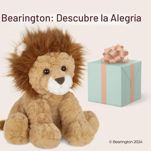 Vista 5 de Bearington Collection Roary - León de peluche de 11 pulgadas, peluche suave Roary the Lion 11