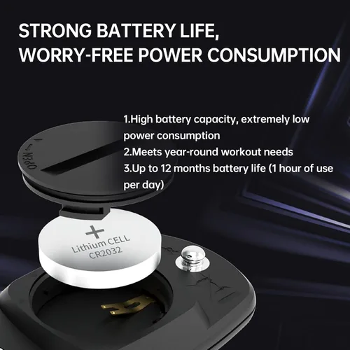 Vista 10 de Heart Rate Monitor Chest Strap Bluetooth ANT+ IP67 Waterproof