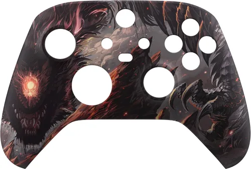 Vista 7 de eXtremeRate Carcasa personalizada para controlador serie X S, revitaliza tu controlador - Cyclops Dragon cubierta de placa frontal de repuesto