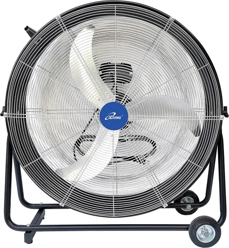 Vista 12 de iLiving Ventilador turbo de bajo ruido de 12 pulgadas 1139 CFM de 3 velocidades Circulador de aire portátil para tienda, oficina, invernadero, hogar