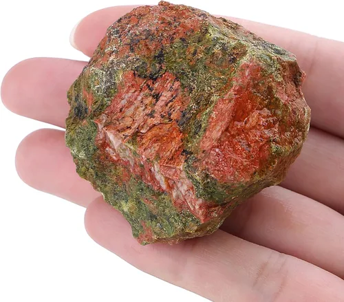 Vista 12 de XIANNVXI Amazonita 1.8-2.2" Cristales Crudos Grandes y Piedras Curativas Rocas de Cristal Natural en Bruto Pulido Cabujón Fuente Rocas 1PCS