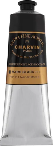 Vista 28 de Charvin Pintura acrílica profesional extrafina – verde absenta, tubo de 2.1 fl oz, pigmentos de triple fresado, resistente a la luz, pinturas