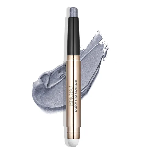 Vista 7 de Sombra de ojos azul en barra para maquillaje, iluminador de ojos, crema para sombra de ojos, sombra de ojos en barra para maquillaje de ojos, Brillo